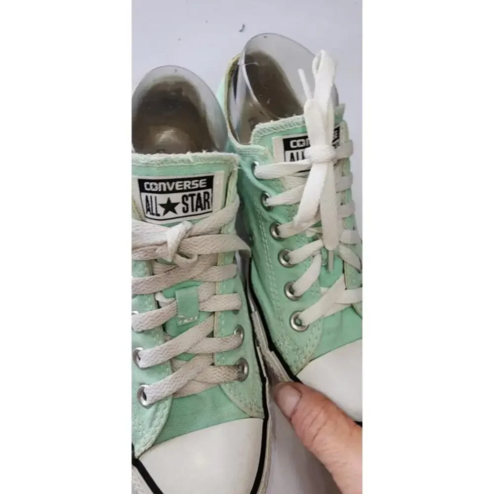 Converse All Star Mint Green Sneakers Mens Size 5, Womens Size 7 Rare Color - Picture 6 of 15